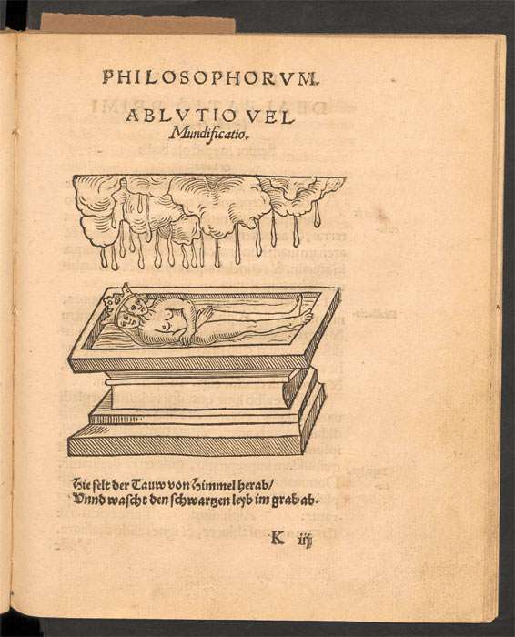 Rosarium Philosophorum, 1550