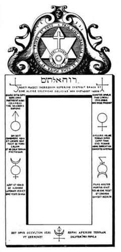 The alchemical door inscriptions