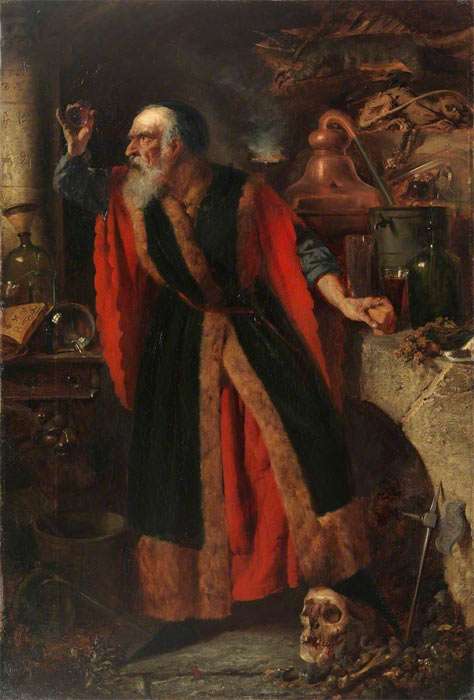 An Alchemist, by Edward Charles Barnes (18301890)