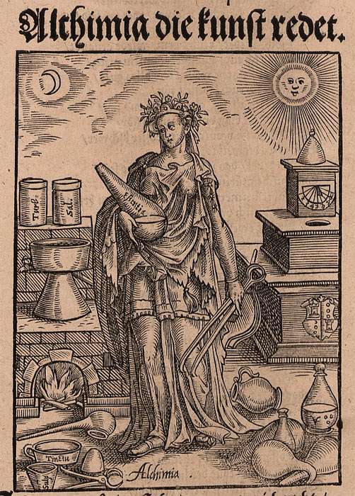 Theosophische Darstellung zur Alchemie, by Leonhardt Thurneysser, 1574