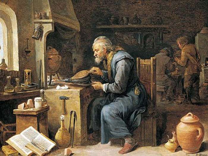 The Alchemist, by David Teniers the Younger (1610-1690)