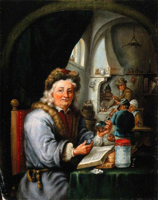 An Alchemist in His Laboratory , David Teniers II (16101690) 