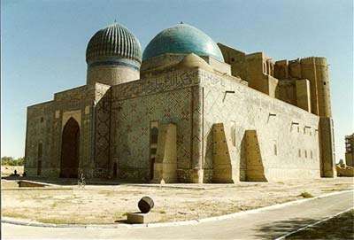  Mausoleum of Khoja Ahmed Yasavi (Turkestan) 