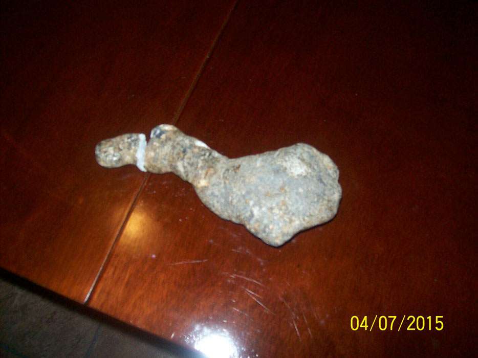 aluminum artifact from Arkansas