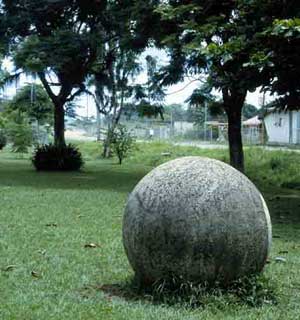 stone ball in Costa Rica