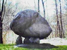 A dolmen in North Salem, USA