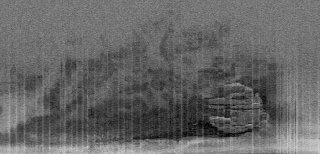 First sonar image