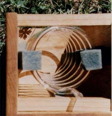 box with coil top view
