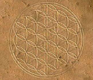 flower of life engraving in Egypt temple