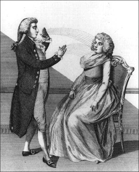 Mesmerism as seen in the 18th century.