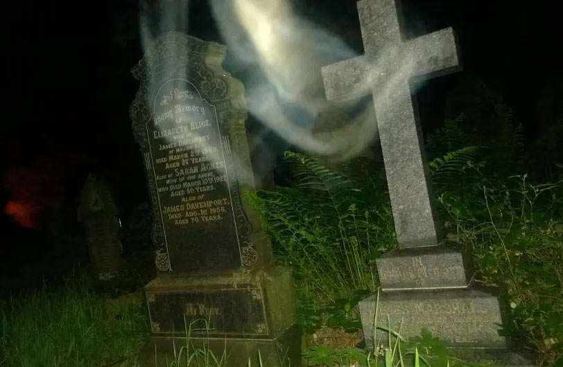 Pictures taken at grave in Todmorden, England. 