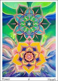 Chakra mandala tarot