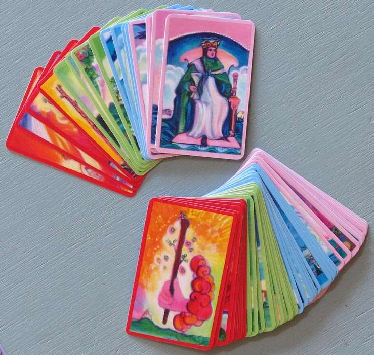 Elemental Visions Illuminated Tarot deck