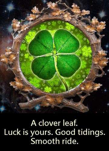 Magic Mirror oracle deck clover leaf